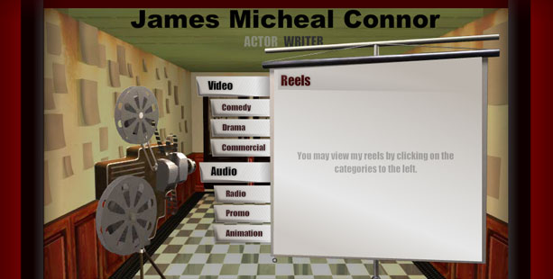 James Connor flash site