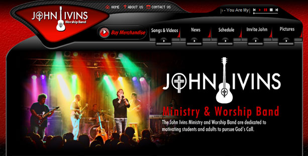 John Ivins Band Site