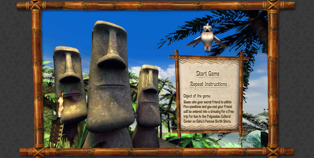 Tiki Wisdom Game flash site