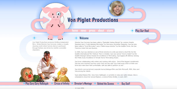 Von Piglet Production flash site